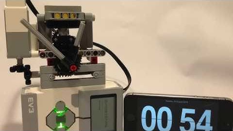 One Motor Lego Mindstorms EV3 Analog Clock