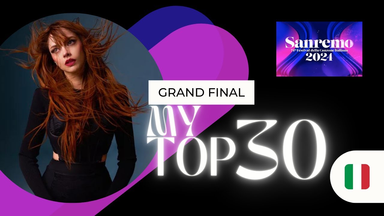 🇮🇹 SanRemo 2024 | My Top 30