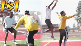 1ON1'S VS BEST NFL WR! (STEFON DIGGS VS DOCKERY) *EXPOSED* CRAZY WR VS DB