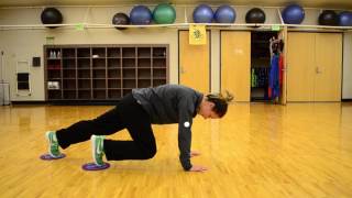 The Exercise Of The Week- Mountain Climbers with Sliders