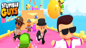 Stumble Guys - Gameplay Walkthrough Part 8 - Crown Win (Android, iOS)