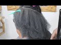 Cornrows with locs updo on natural hair