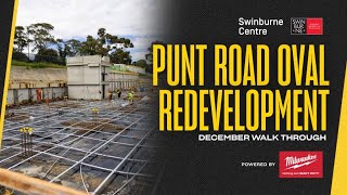 Walls go up at the Punt Road Oval Redevelopment 🏗️