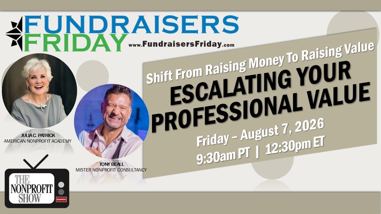 For Fundraisers: Escalating Your Professional Value