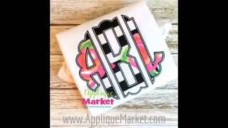 Machine Embroidery Color Sorting Applique Monograms: Sew What Pro, Embird, & Embrilliance How To