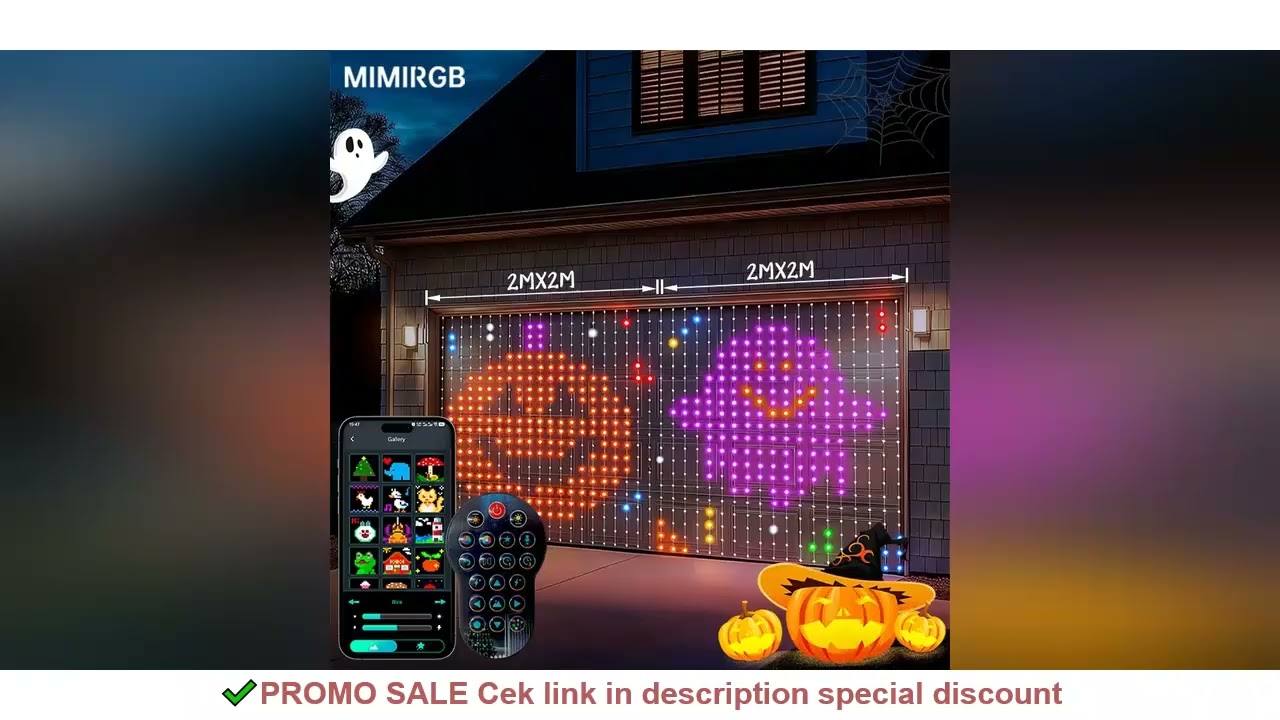 LED Decoration RGB curtain Smart Lights App Controlled String Fairy Lights DIY Pattern and Text Prog