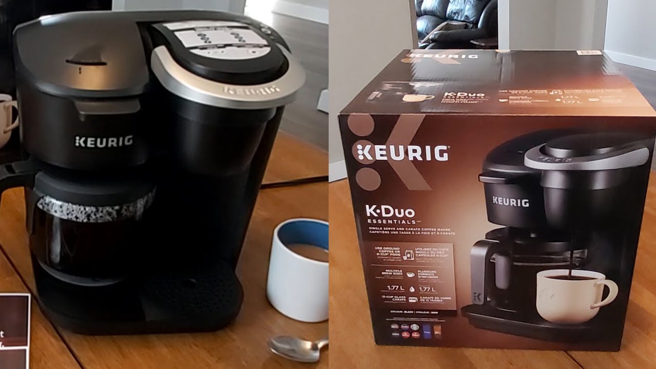 Keurig K-Duo Essentials Coffee Maker Unboxing Review and Demo