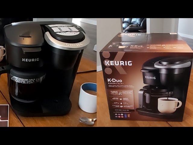 Keurig K-Duo Essentials Coffee Maker Unboxing Review and Demo 