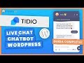 Migliore Plugin per LIVE CHAT e CHATBOT WordPress Tutorial Italiano Tidio