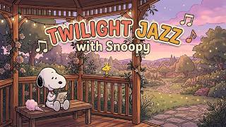Twilight Summer Garden Gazebo with Cotton Candy & Fireflies At Dusk | Cozy Jazz screenshot 5
