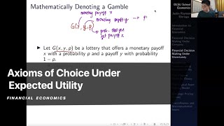 Axioms of Choice Under Expected Utility