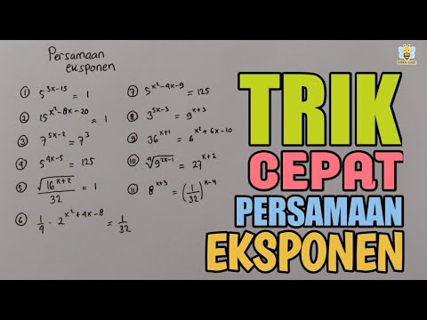 Video: Bagaimana Anda memecahkan eksponen yang tidak diketahui?