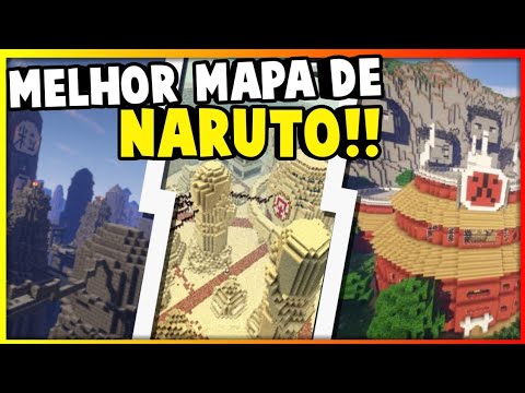 MAPA DE NARUTO COM TODAS ALDEIAS/VILAS DE NARUTO PATA MCPE - MINECRAFT  BEDROCK EDITION 