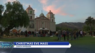 Mission Santa Barbara celebrates Christmas mass outside and online