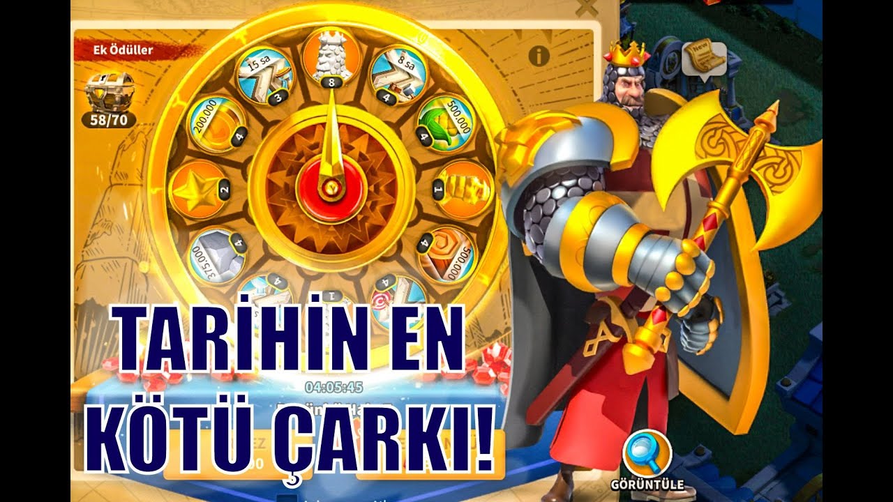 RİCHARD Çarkı Çevirdim / Rise Of Kingdoms
