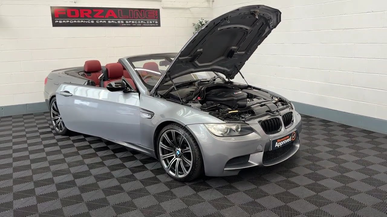 2009 BMW M3 4.0 V8 DCT CONVERTIBLE EVOLVE TUNED, CUSTOM EXHAUST, FOX RED LEATHER, LOW MILES FORZA
