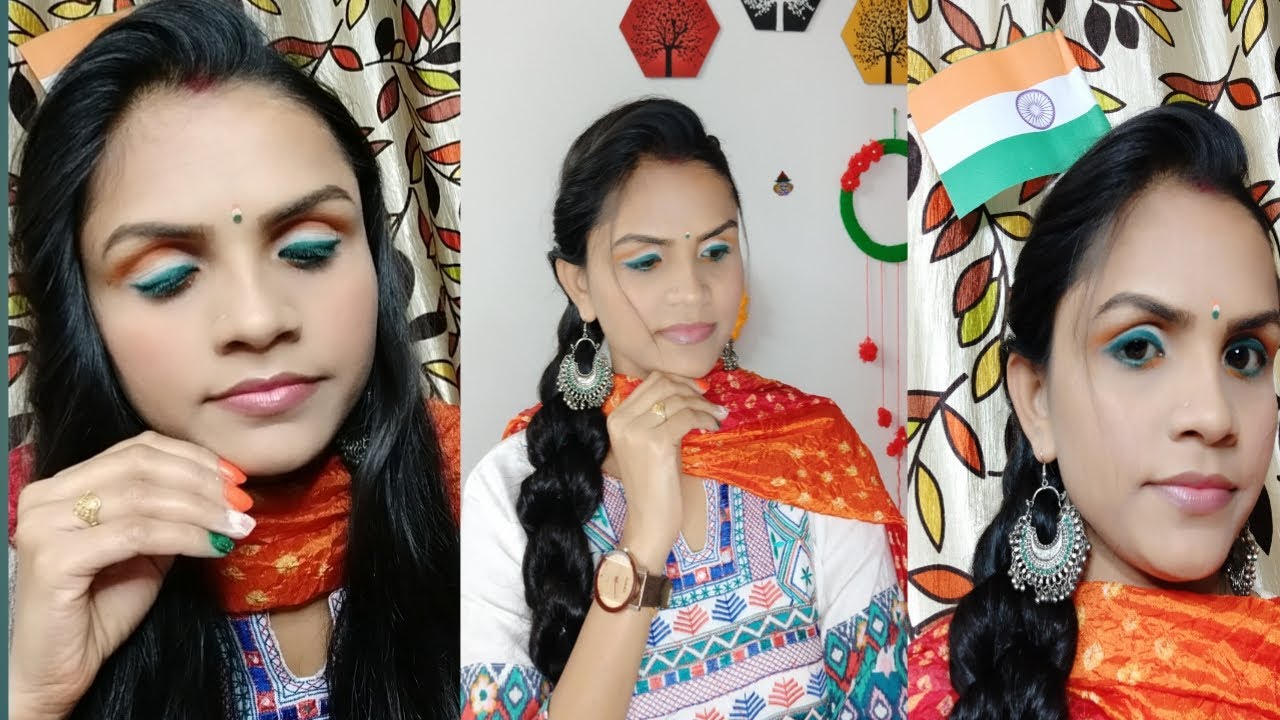 Republic Day special eye makeup look // 