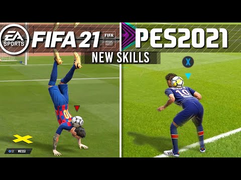 FIFA 21 vs PES 21 SKILL MOVES COMPARISON