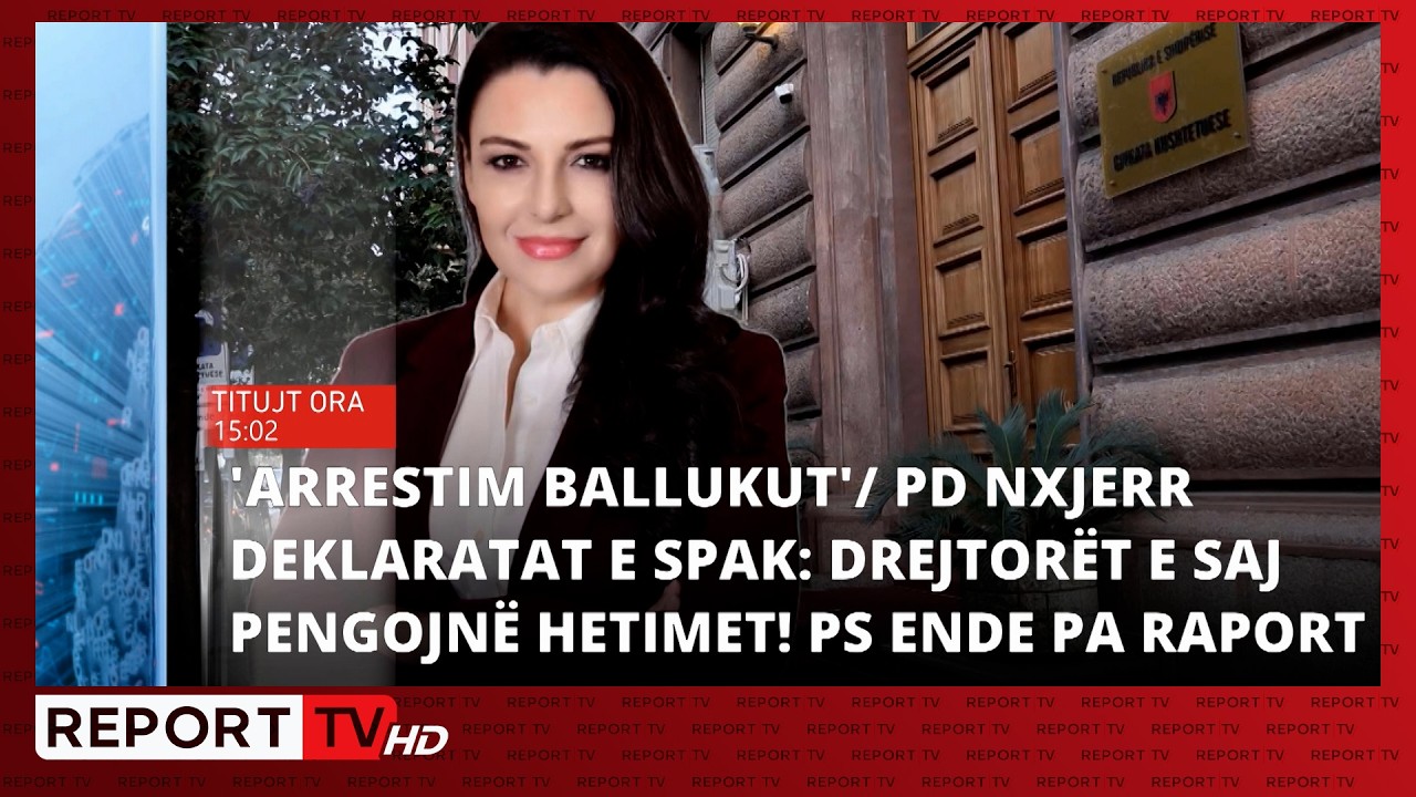 Report TV- Titujt kryesorë të lajmeve ora 15:00 (03.03.2026)