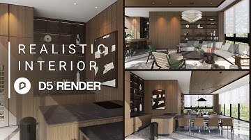 Realistic Interior Animation with D5 Render | Private house | Pantry 272 Part 2|