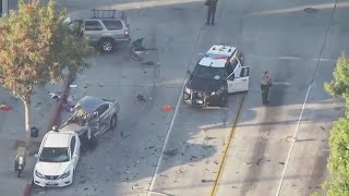 LASD pursuit ends in nasty crash