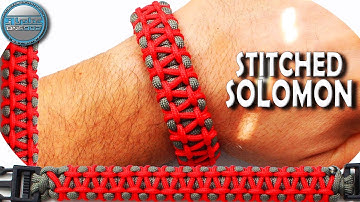 How to make paracord bracelet Stitched Solomon DIY Paracord Bracelet Stitched Cobra World of Paracor