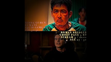 Gi Hun vs Roman | #squidgame #scream #shorts #subscribe #keşfet #edit #1v1 #kdrama #viral #fyp #ean