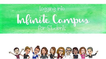 Logging into Infinite Campus--Students