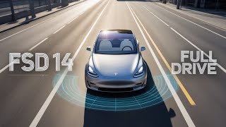 Tesla FSD 14 - Zero Intervention Daytime Drive
