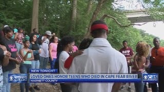 100+ attend emotional vigil for teens who drowned in Cape Fear River