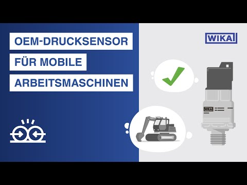 OEM-Drucksensor für mobile Arbeitsmaschinen | Typ MH-4