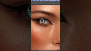 How to add Iris & eyelashes in Photoshop #makeup #edit #beauty #photoshop #tutorial