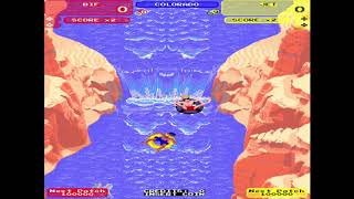 Toobin Arcade 1988