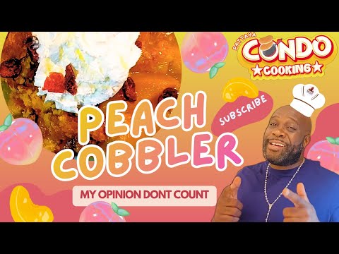 Easy Peach Cobbler Recipe in Pattaya, Thailand