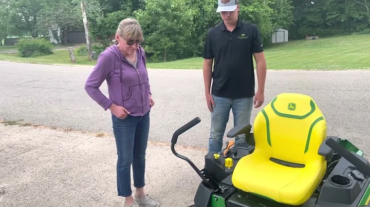 Taking Delivery of John Deer Z320R