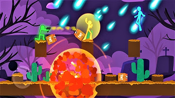 😱 Stickman Survival Combat 🔥 GAMEPLAY (Android, iOS)