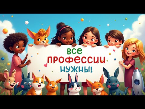 Кем я стану, когда вырасту? | Весёлая песенка про профессии для детей