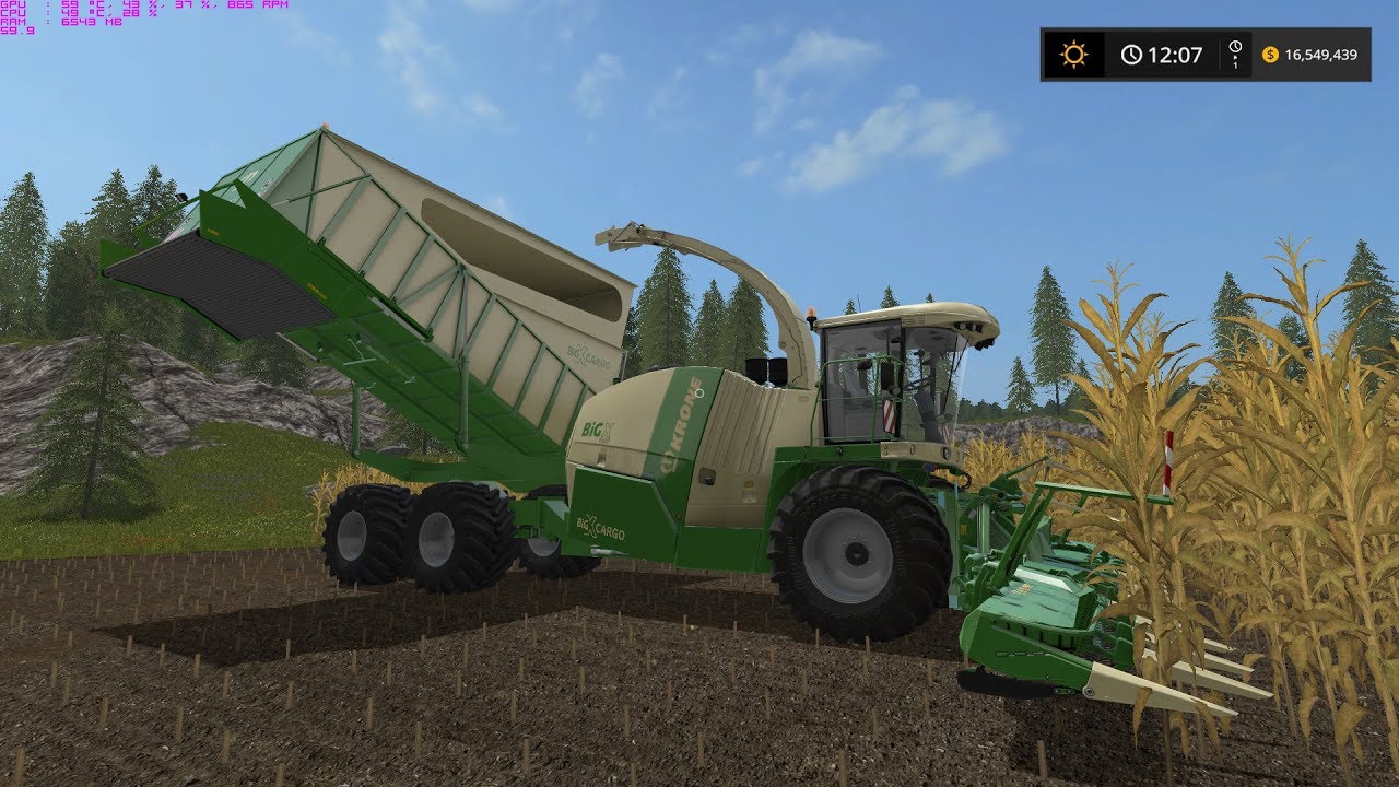 Farming Simulator 2017 Krone BigX Cargo Mod Review