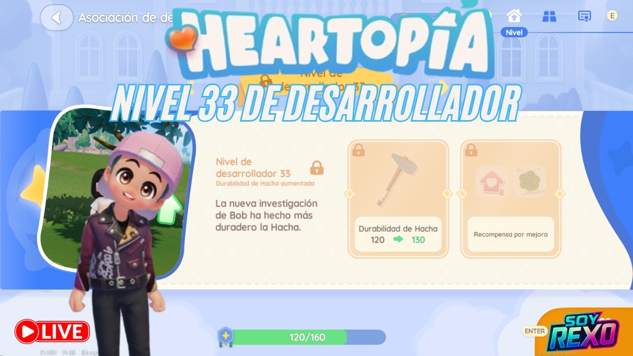 Nivel 34 de desarollado y empezamos semana de evento - Heartopia - Soy Rexo