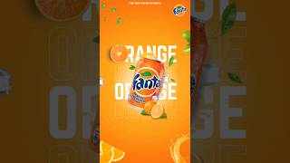 Desain Poster Jus Jeruk Fanta di Canva | Poster Iklan Minuman Kreatif | Tantangan Canva Hari ke-30