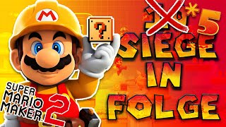 Kann man 5 SIEGE IN FOLGE IN Mario Maker 2 holen in 2022? 👷‍♂️