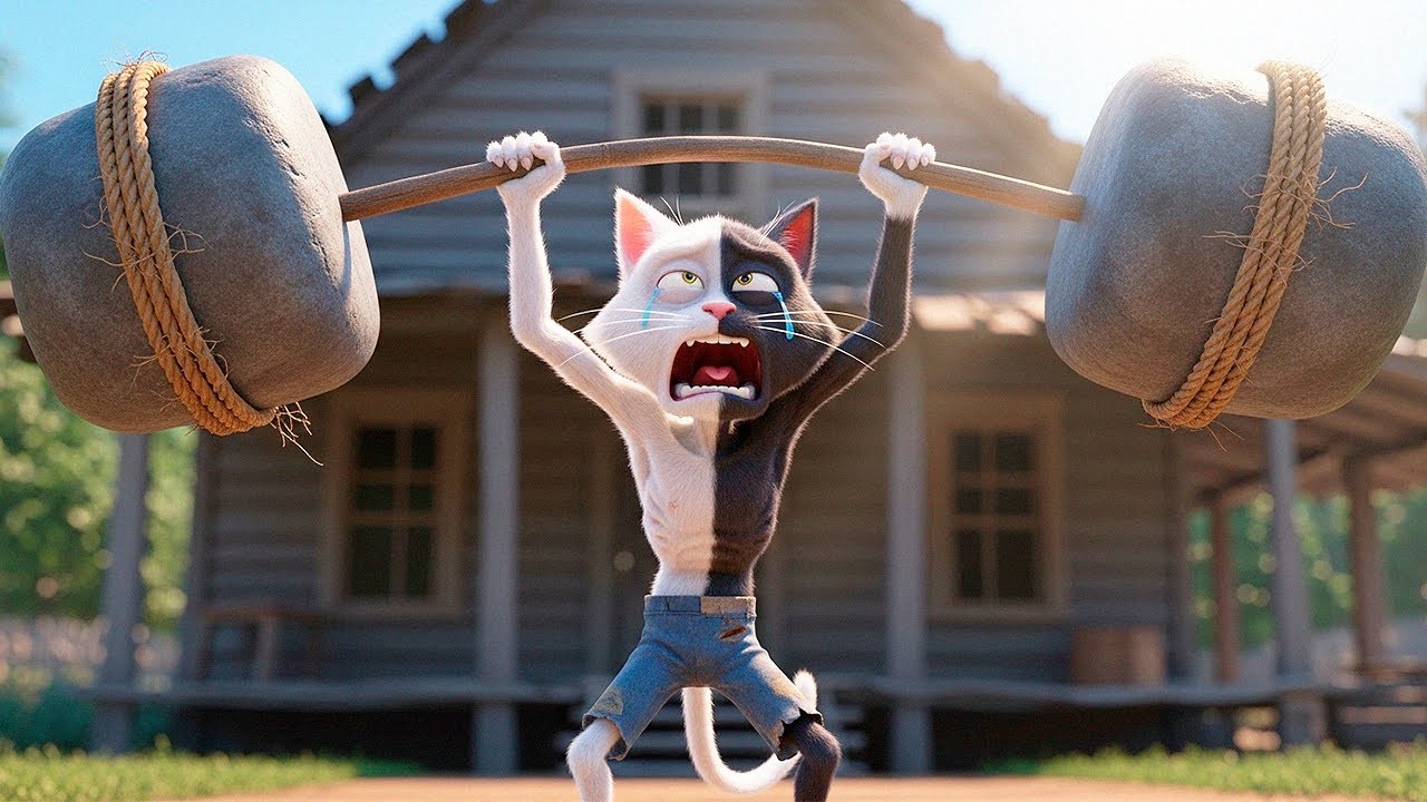 A Tiny Kitten Challenges a Giant Leopard! Will it Win? | A touching AI cat story