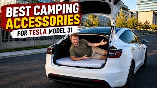 Best Tesla Model 3 Camping Accessories — Mattress & Window Covers Tested!