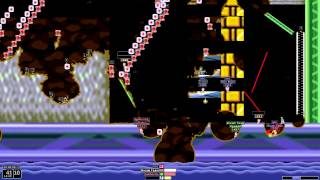 Worms Armageddon : Partida de HIGHLANDER explosões retardadas