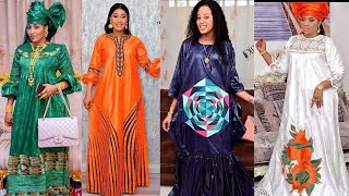 Très Chic Robes Sénégalaises Richie Bazin Élégantes 2022 Senegalese Beautiful Gown Styles