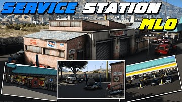 Free Service Station MLO | Mechanic MLO | QBCore/ESX | FiveM Tutorial #169
