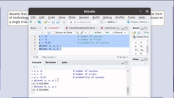 Use R to find a Cumulative Binomial Distribution