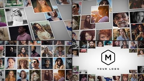 Mosaic Logo Reveal DaVinci Resolve Templates