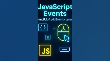 JavaScript Events Explained: The Full Guide #coding #shorts