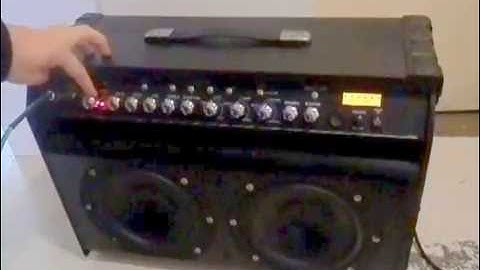 Modified Line 6 Spider IV 120 amp, Accusound speakers